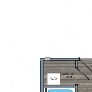 Leo at Waterfront Station Apartments Washington DC One Bedroom One Bath C floor plan Leo at Waterfront Station Apartments Washington DC One Bedroom One Bath C floor plan